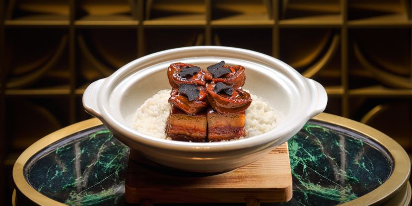 Braised Abalone and Pork Belly, Tuber Melanosporum