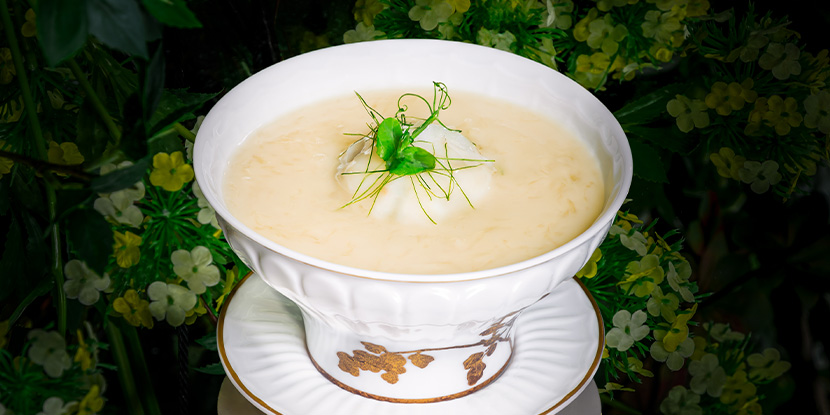 Hot and Sour Fish Bisque with Imperial Bird's Nest